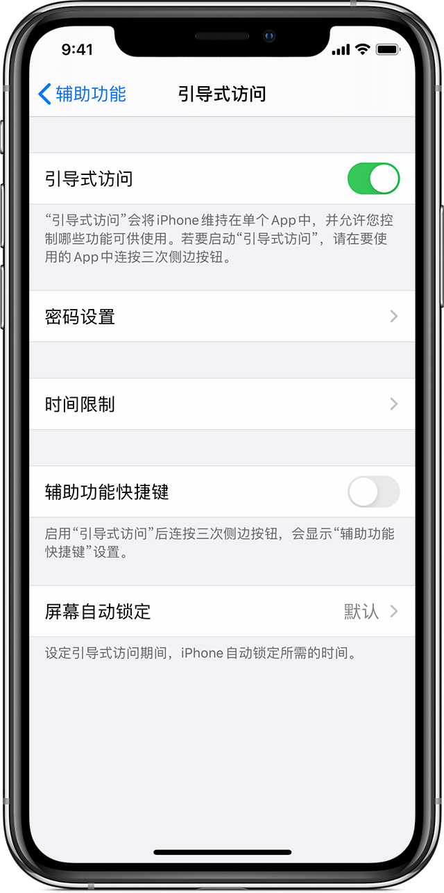 阳江镇苹果手机维修分享如何在 iPhone 上退出引导式访问 